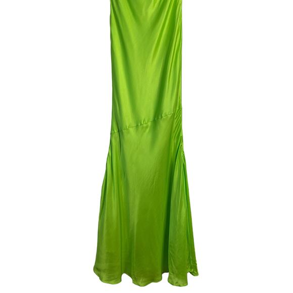 Olivia Rubin Colleen Silk Blend Maxi Dress Gown Halter Neck Tie Scarf Gala Sz 2 - Picture 14 of 14